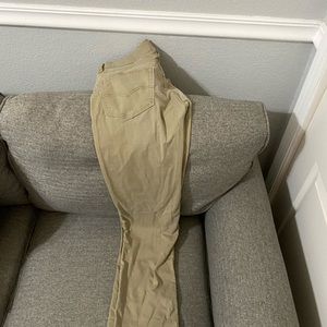 darker beige levi jeans